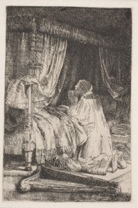 David v modlitbě od Rembrandt van Rijn