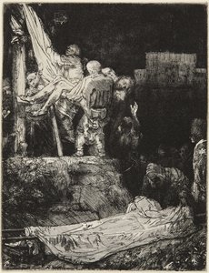 Snímání z kříže při světle pochodní od Rembrandt van Rijn