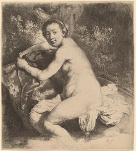 Diana ve vaně od Rembrandt van Rijn