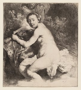 Diana ve vaně od Rembrandt van Rijn