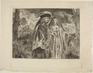 Muž s bílým perem od Rembrandt van Rijn