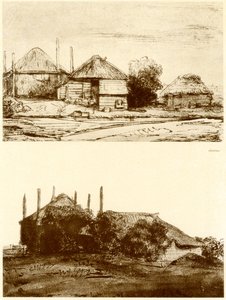 holandské stodoly od Rembrandt van Rijn