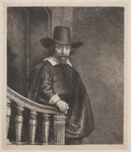 Ephraim Bonus, židovský lékař od Rembrandt van Rijn