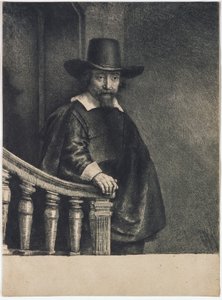 Ephraim Bueno (Bonus), lékař od Rembrandt van Rijn