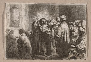 Nájemní groš od Rembrandt van Rijn