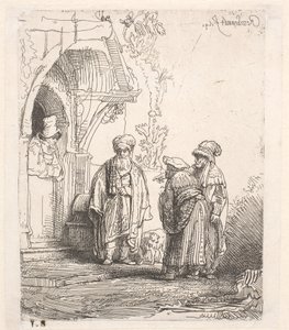 Jakub a Lában () od Rembrandt van Rijn