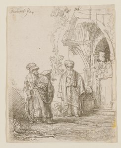 Jakub a Lában od Rembrandt van Rijn
