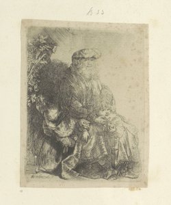Jacob liefkoost Benjamin Kolekce osmdesáti pěti původních tisků (název série) od Rembrandt van Rijn