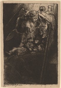 Jakubův žebřík od Rembrandt van Rijn