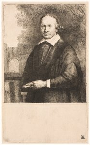 Jan Antonide van der Linden, profesor medicíny od Rembrandt van Rijn