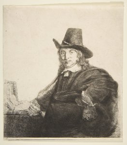 Jan Asselijn, malíř krab, asi 1646. od Rembrandt van Rijn