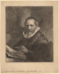 Jan Cornelisz. Sylvius od Rembrandt van Rijn