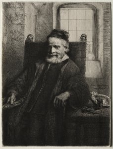 John Lutma, zlatník, 1656. od Rembrandt van Rijn