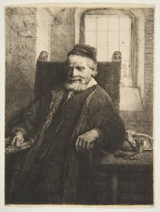 John Lutma, zlatník, 1656. od Rembrandt van Rijn