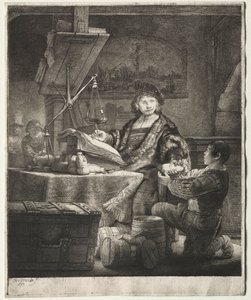 Jan Uytenbogaert, 1639. od Rembrandt van Rijn