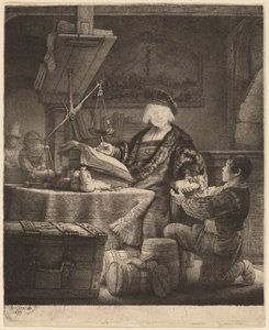 Jan Uytenbogaert, "Zlatá váha" od Rembrandt van Rijn