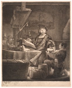 Jan Uytenbogaert, "Zlatá váha" od Rembrandt van Rijn