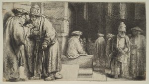 Židé v synagoze, 1648. od Rembrandt van Rijn