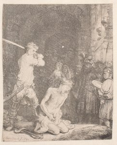 Jana Křtitele sťat od Rembrandt van Rijn