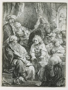 Joseph vyprávějící své sny, 1638 od Rembrandt van Rijn