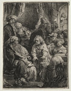 Joseph Telling his Dreams, 1638. od Rembrandt van Rijn