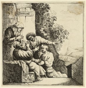 Josefův kabát přinesený Jákobovi od Rembrandt van Rijn