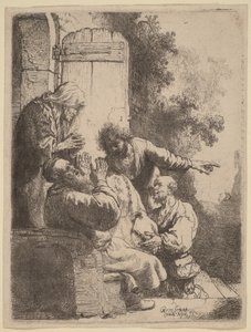 Jakubovi přinesli Josefův plášť od Rembrandt van Rijn