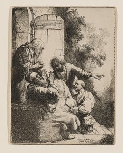 Jakubovi přinesli Josefův plášť od Rembrandt van Rijn