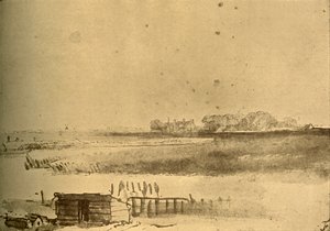 Kresba krajiny, c1630-16160, 1908. od Rembrandt van Rijn