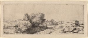 Krajina s mlékařem od Rembrandt van Rijn
