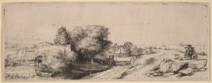 Krajina s mlékařem od Rembrandt van Rijn