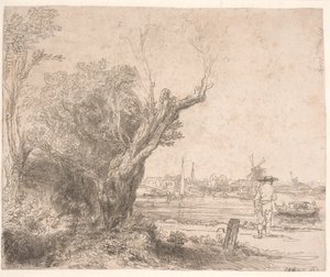 Krajina. "Znovuvolení" od Rembrandt van Rijn