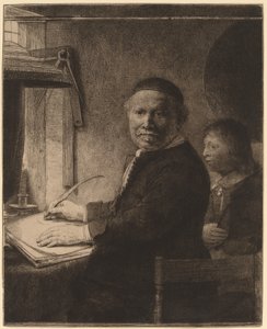 Lieven Willemsz van Coppenol: Menší talíř od Rembrandt van Rijn