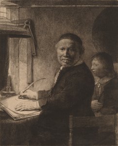 Lieven Willemsz van Coppenol: Menší talíř, c. 1658. od Rembrandt van Rijn