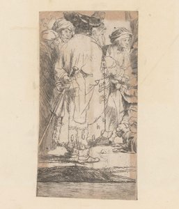 Man in mantel, op de rug gezien Honderd Gulden prent   1374248   cs       czech Successfully Translated  Original: Madam, for your portrait there are missing a few tones on your face..., 1877. Translat: Madam, for your portrait there are missing a few tone od Rembrandt van Rijn