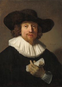 Muž s notami, 1633 od Rembrandt van Rijn