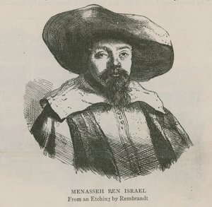 Menasseh Ben Israel od Rembrandt van Rijn