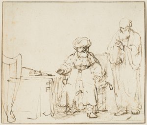 Nátan napomíná Davida od Rembrandt van Rijn