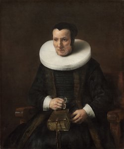 Stará dáma s knihou, 1647 od Rembrandt van Rijn