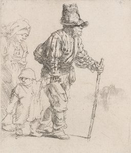 Selská rodina na trampu, c. 1652. od Rembrandt van Rijn