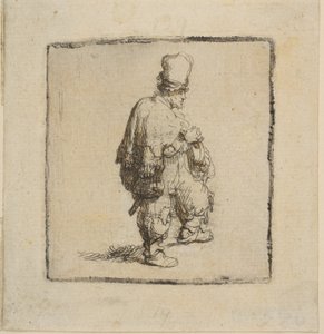 Polák stojící se založenýma rukama, 1630-40. od Rembrandt van Rijn