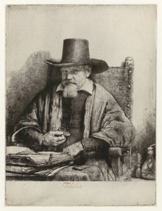 Portrét Arnolda Tholinxe Arnout Tholinx, inspektor od Rembrandt van Rijn