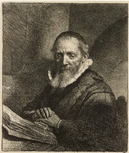 Portrét Jana Cornelise Sylvia, kazatele, 1633. od Rembrandt van Rijn