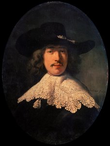Portrét mladého muže s krajkovým límcem, 1634. od Rembrandt van Rijn