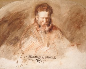 Portrét starého muže Rembrandtova otce, 1625-1630. od Rembrandt van Rijn
