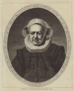 Portrét staré ženy v Národní galerii od Rembrandt van Rijn