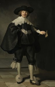 Portrét Martena Soolmanse. 1634 od Rembrandt van Rijn