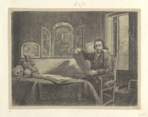 Portrét lékárníka Abrahama Francena Kolekce osmdesáti pěti původních tisků (název série) od Rembrandt van Rijn