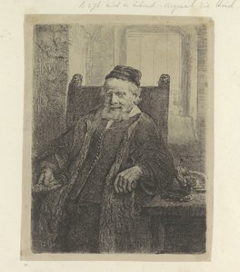 Portret van de goudsmid Jan Lutma Kolekce osmdesáti pěti původních tisků (název série) od Rembrandt van Rijn