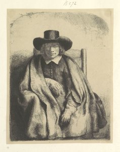 Portrét van de prentverkoper Clement de Jonghe Kolekce osmdesáti pěti původních tisků (název série) od Rembrandt van Rijn